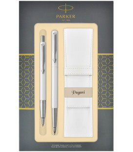 Zestaw Parker Vector Standard roller i długopis z etui Pagani