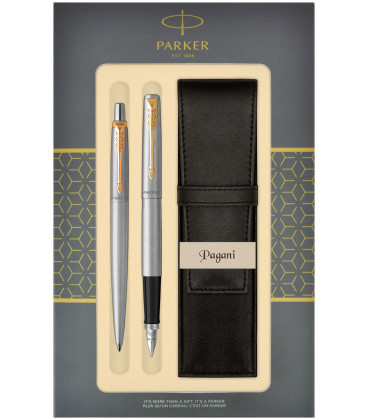 Zestaw Parker Jotter Core pióro i długopis z etui Pagani