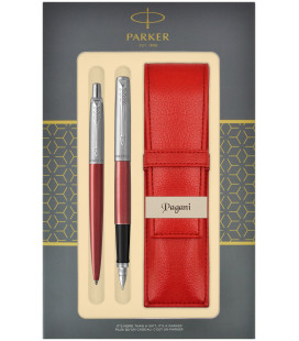 Zestaw Parker Jotter Core pióro i długopis z etui Pagani