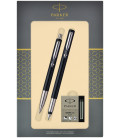 Zestaw Parker Vector Standard pióro i długopis oraz naboje Parker