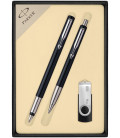 Zestaw Parker Vector pióro i długopis oraz pendrive USB GoodRam