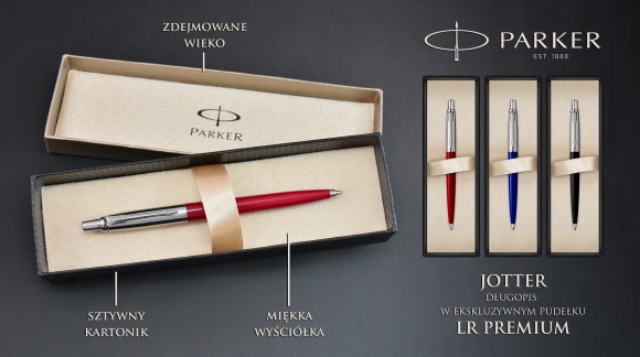 Długopisy Parker Jotter w ekskluzywnym pudełku premium!