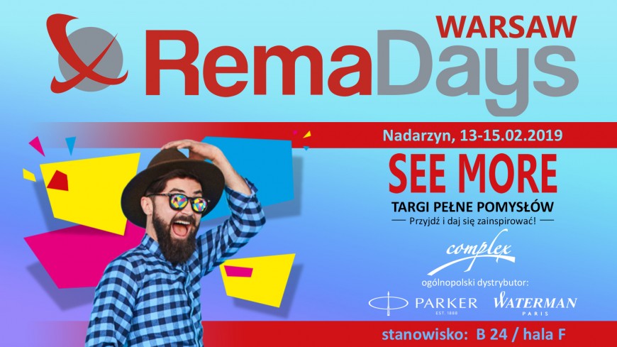 PARKER & WATERMAN na targach RemaDays 2019