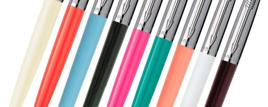 Kolorowe długopisy Parker Jotter
