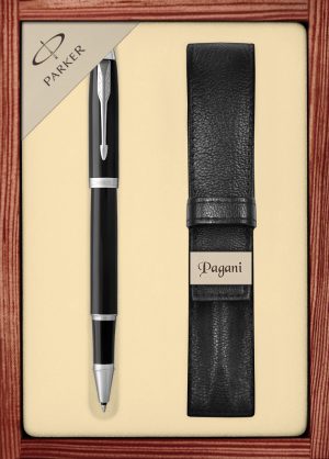 Zestaw pióro kulkowe Parker IM Core z etui Pagani w ekskluzywnej drewnianej kasetce