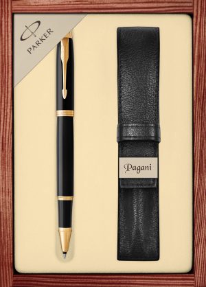Zestaw pióro kulkowe Parker IM Core z etui Pagani w ekskluzywnej drewnianej kasetce