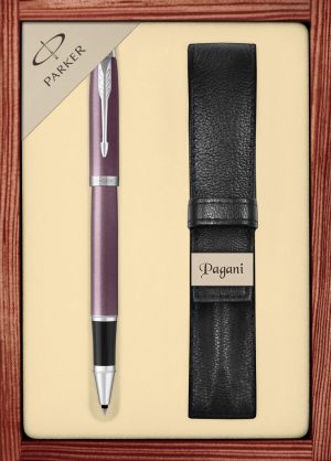 Zestaw pióro kulkowe Parker IM Core z etui Pagani w ekskluzywnej drewnianej kasetce