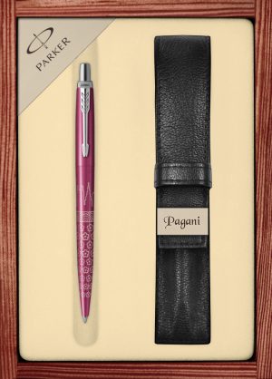 Zestaw długopis Parker Jotter Tokyo z etui Pagani w ekskluzywnej drewnianej kasetce
