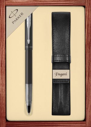 Zestaw pióro kulkowe Parker Vector XL Black z etui Pagani w ekskluzywnej kasetce drewnianej
